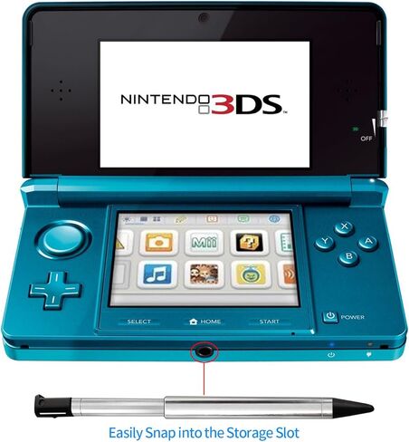 قلم ستايلس 3DS، 4 في 1 معدني قابل للسحب بديل قلم اللمس ستايلي مع كابل شحن USB لـ 3DS in Kuwait