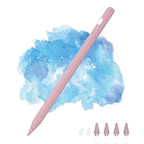 قلم MoKo Stylus لشاشة لمس Android، قلم كمبيوتر لوحي لهاتف Samsung Galaxy Tab A9+/Xiaomi/Huawei/Vivo وغيرها من الهواتف الذكية والأجهزة اللوحية التي تعمل بنظام Android، قلم لمس دقيق عالمي نشط قابل لإعادة الشحن، أبيض in Kuwait