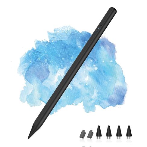 MoKo Stylus Pen for Android Touchscreen, Tablet Pen for Samsung Galaxy Tab A9+/Xiaomi/Huawei/Vivo and Other Android Smartphone & Tablet, Rechargeable Universal Active Fine Point Stylus, White in Saudi Arabia