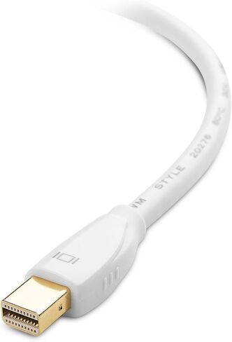 كابل Matters Mini DisplayPort إلى كابل HDTV باللون الأبيض 10 أقدام - Thunderbolt | متوافق مع منفذ ثاندربولت 2 in Kuwait