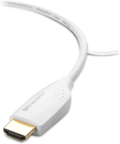 كابل Matters Mini DisplayPort إلى كابل HDTV باللون الأبيض 10 أقدام - Thunderbolt | متوافق مع منفذ ثاندربولت 2 in Kuwait