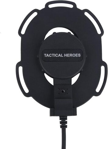 Overhead Walkie Talkie Headset with Boom Mic, 2 Way Radio Headphone for Z-Tactical Airsoft Civilian Wiring U94, Compatible with Motorola Kenwood Midland Hytera Baofeng Retevis U94 Ptt (Black) in Saudi Arabia