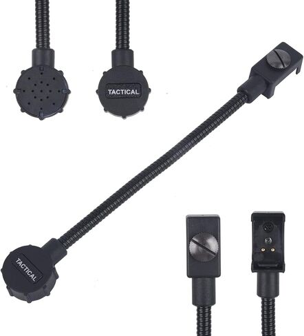 Overhead Walkie Talkie Headset with Boom Mic, 2 Way Radio Headphone for Z-Tactical Airsoft Civilian Wiring U94, Compatible with Motorola Kenwood Midland Hytera Baofeng Retevis U94 Ptt (Black) in Saudi Arabia