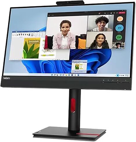 Lenovo ThinkCentre TIO24 Gen5 شاشة 24 بوصة Class Webcam Full HD LED - 16:9 - أسود in Kuwait