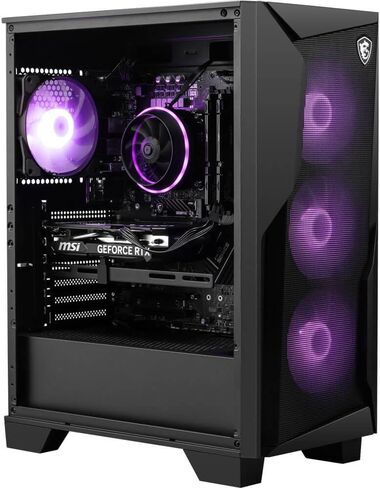 msi Codex R2 AI Gaming Desktop – Intel Core Ultra 7 265K – GeForce RTX 5060 Ti VRAM– 32GB DDR5 – 2TB NVMe SSD – Wi-Fi 6E – RGB Case – Windows 11 – Keyboard & Mouse + 12 Month CPS Warranty in Saudi Arabia