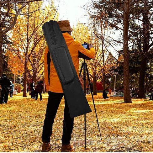 pistro Tripod Carrying Case Bag for Light Stands & Tripods, 133cm x 34cm (52.4" x 13.4") Heavy Duty Nylon with Adjustable Strap in Kuwait