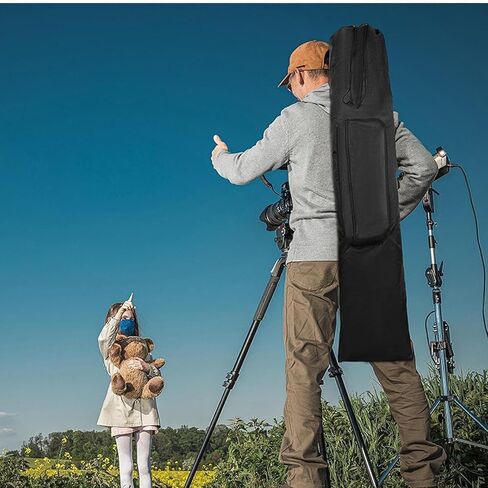 pistro Tripod Carrying Case Bag for Light Stands & Tripods, 133cm x 34cm (52.4" x 13.4") Heavy Duty Nylon with Adjustable Strap in Kuwait