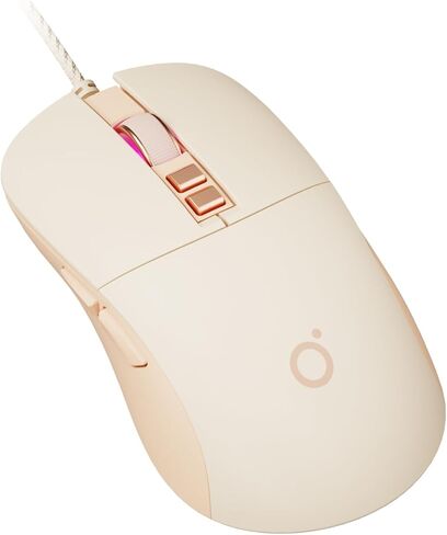 EWEADN G309 Wired Mouse, 7-Button Ergonomic Computer Corded Mouse with 2400 DPI, 4 Adjustment Levels DPI, Optical Office USB Mice with 5FT Cord for Laptop, PC, Desktop, MacBook-Green in Saudi Arabia