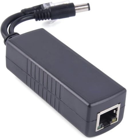 Gigabit PoE Splitter, 48V to 12V 1-2A Ethernet Connectors Adapter, for IP Camera (Anti-Noise) in Saudi Arabia