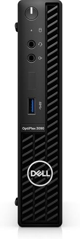 Dell OptiPlex 3090 Micro Desktop Computer - Intel 10th Gen Core i3-10105T 3.0GHz, 16GB RAM DDR4, 256GB SSD, DisplayPort, WiFi, BT, Mini PC Window 11 Pro (Renewed) in Kuwait