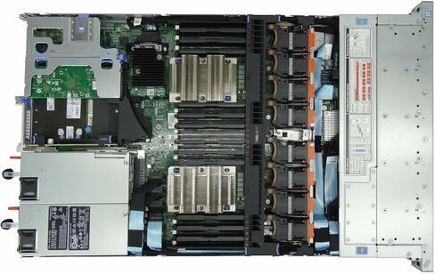 Generic R640 10 Bay with 2 Flex Bays, 2X Platinum 8268 2.9GHz 24C, 512GB (16 x 32GB) DDR4 RDIMM 2400MHz, H740pm, 10x 800GB SSD, X540/i350 NDC, Rail Kit Included, 8x5xNBD 1YR Warranty (Renewed) in Saudi Arabia