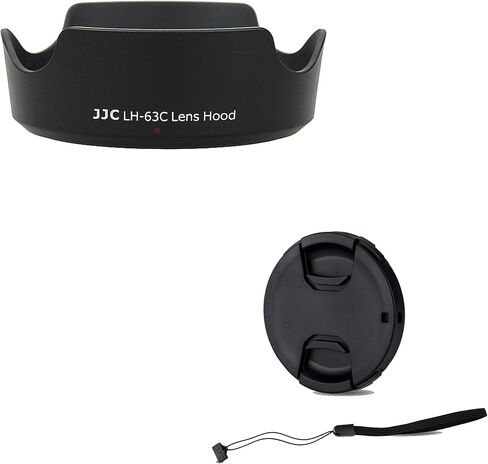 JJC EW-63C غطاء عدسة قابل للعكس وغطاء عدسة 58 مم لكاميرا Canon EOS Rebel T8i T7i T6i T5i SL3 SL2 90D 80D 70D 77D مع مجموعة عدسات EF-S 18-55mm f/3.5-5.6 هي STM أو EF-S 18-55mm f/4-5.6 هي عدسة STM in Kuwait