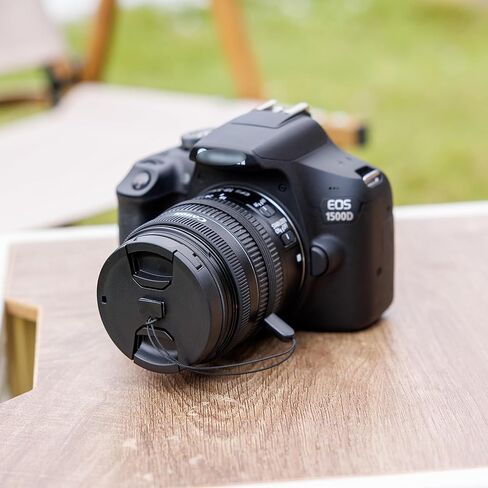 JJC EW-63C غطاء عدسة قابل للعكس وغطاء عدسة 58 مم لكاميرا Canon EOS Rebel T8i T7i T6i T5i SL3 SL2 90D 80D 70D 77D مع مجموعة عدسات EF-S 18-55mm f/3.5-5.6 هي STM أو EF-S 18-55mm f/4-5.6 هي عدسة STM in Kuwait