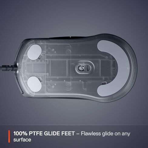 ماوس الألعاب SteelSeries Rival 3 Gen 2 — مستشعر بصري TrueMove Core بدقة 8500 نقطة في البوصة — متانة تبلغ 60 مليون نقرة — زمن استجابة منخفض — 77 جرامًا خفيف الوزن — أقدام PTFE بنسبة 100% — RGB — أسود (متجدد) in Kuwait