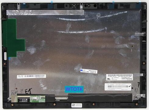 مجموعة إطار لمس بديلة لشاشة QHD+ LCD مقاس 13 بوصة 01AW893 01AY274 5T50X54422 LP130QP1-SPA1 لجهاز Lenovo ThinkPad X1 Tablet الجيل الثالث (النوع 20KJ 20KK) in Kuwait