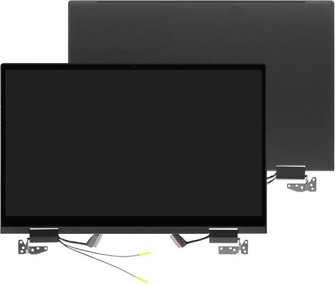 مجموعة 15.6 بوصة لجهاز HP Envy X360 15-EY 15T-EY 15-EW 15T-EW 15-EY0023DX 15-EY0013DX N09665-001 N40697-001 FHD 1920 * 1080 LCD شاشة لمس بديلة كاملة (أسود) in Kuwait