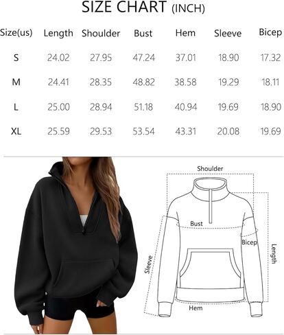 Hoodies for Women Fashion Zipper Casual Long Sleeve Sweatshirts Tops with Pockets in Saudi Arabia