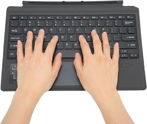 لوحة مفاتيح لاسلكية رفيعة للكمبيوتر اللوحي Pro3/4/5، اتصال لاسلكي للاستخدام المريح، غلاف خلفي غير قابل للانزلاق، تجربة أكثر صحة، مناسبة للعمل المكتبي والاستخدام المنزلي in Saudi Arabia