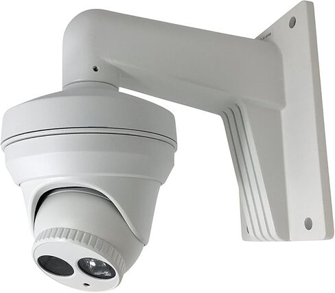 كاميرا Real HD DS-2CD2343G2-I 4MP Turret POE IP، اكتشاف الإنسان والمركبة، عدسة 2.8 مم، مسافة IR 100 قدم، WDR، IP67 خارجي، حزمة H.256+ مع WMS WML PC130T DS-1273ZJ-130-TRL حامل تثبيت على الحائط in Kuwait
