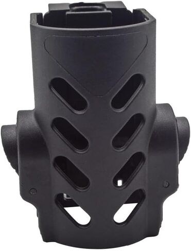 Tactical Flashlight Holster, Flashlight Pouch, Compatible with Various Flashlights, LED, Black ABS, Clip-on, Not Water Resistant in Kuwait
