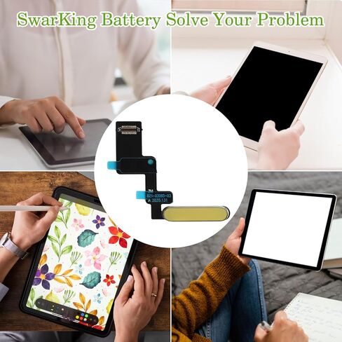 Charging Port USB Flex Dock Connector Replacement Repair Part for iPad 11th (2025) 10.9 Inch A3354/A3355/A3356-Yellow in Saudi Arabia