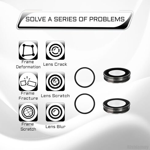 for iPhone 12 12 Mini Camera Lens Glass with Frame Replacement Rear Camera Back Camera Lens Metal Frame Cover Replace with Full Repair Tools Kit Model: A2403 A2172 A2402 A2399 A2176 A2398 in Saudi Arabia