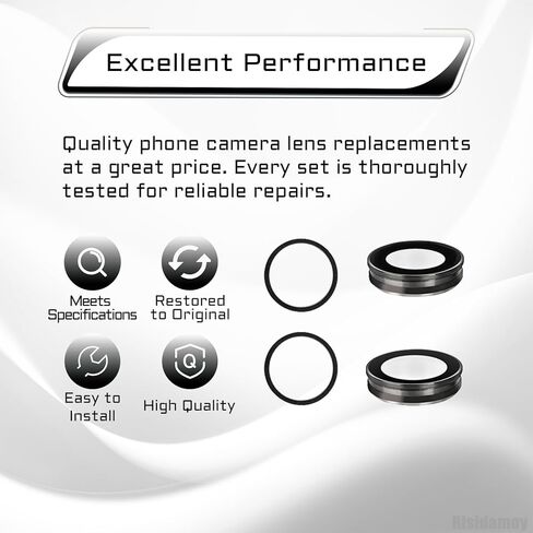for iPhone 12 12 Mini Camera Lens Glass with Frame Replacement Rear Camera Back Camera Lens Metal Frame Cover Replace with Full Repair Tools Kit Model: A2403 A2172 A2402 A2399 A2176 A2398 in Saudi Arabia