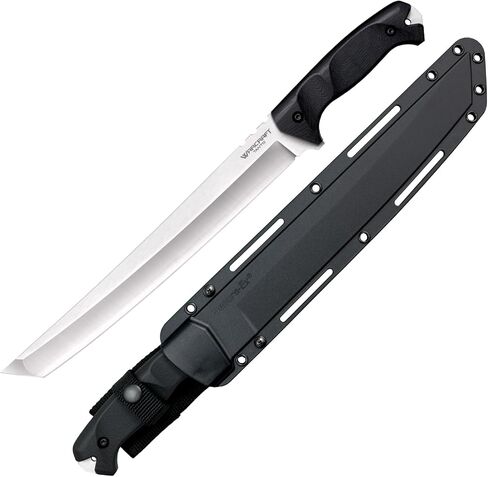 COLD STEEL Warcraft San Mai III Tanto Point Razor-Sharp Blade G-10 Handle Military Tactical Fixed Blade Knife w/Secure-Ex Sheath in Kuwait