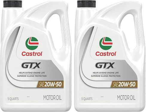 Castrol GTX 20W-50 Conventional Motor Oil, 5 Quarts in Saudi Arabia