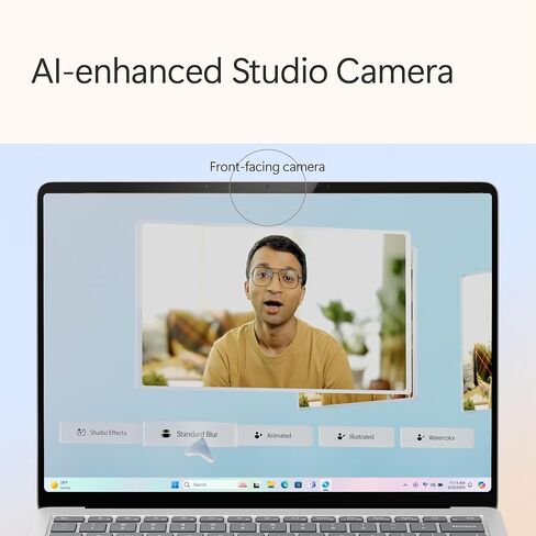 كمبيوتر محمول Microsoft Surface (2024)، Windows 11 Copilot+ PC، شاشة لمس 13.8 بوصة، Snapdragon X Elite (12 كور)، ذاكرة وصول عشوائي 16 جيجابايت، تخزين SSD 1 تيرابايت، بلاتينيوم in Saudi Arabia