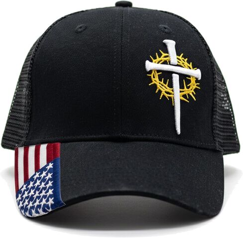 Christian Hats for Men,Cross Hats for Men,Jesus hat,Christian Religious Gifts for Birthday/Christmas in Saudi Arabia