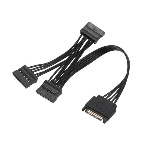 15 Pin Serial ATA Power Cable Bundle 1 to 3 Serial Interface Power Extension Cable Male to Female Splitter Cable for Hard Disk in Saudi Arabia