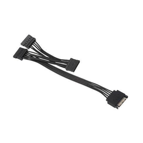15 Pin Serial ATA Power Cable Bundle 1 to 3 Serial Interface Power Extension Cable Male to Female Splitter Cable for Hard Disk in Saudi Arabia