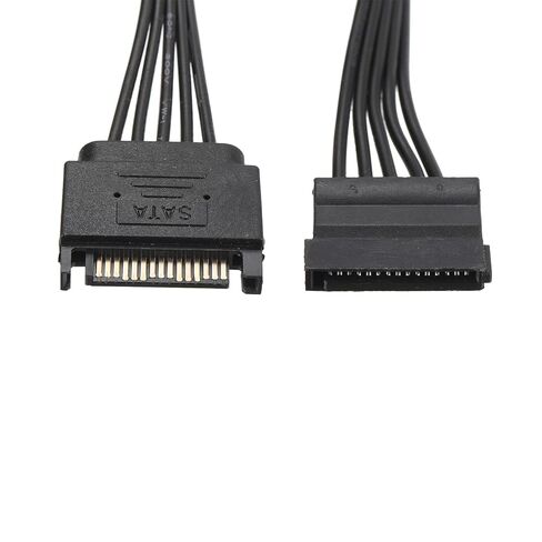15 Pin Serial ATA Power Cable Bundle 1 to 3 Serial Interface Power Extension Cable Male to Female Splitter Cable for Hard Disk in Saudi Arabia