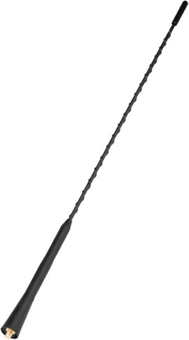 Eightwood Boat Car Radio Antenna 20 Inch, Rubber AM/FM Stereo Antenna Mast with Mount Base for Marine Boat Car Tractor RV UTV ATV Motorcycle Yacht Pontoon in Saudi Arabia