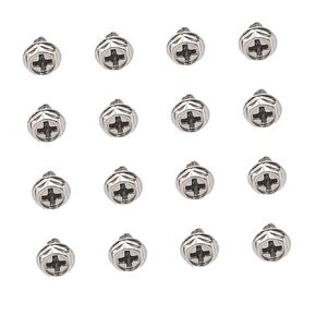 TEHAUX 100pcs Silver #6-32x6mm PC Mounting Screws Pci Slot Fasteners Computer Case Power Supply Screws Replacement for Desktop Chassis Maintenance in Saudi Arabia