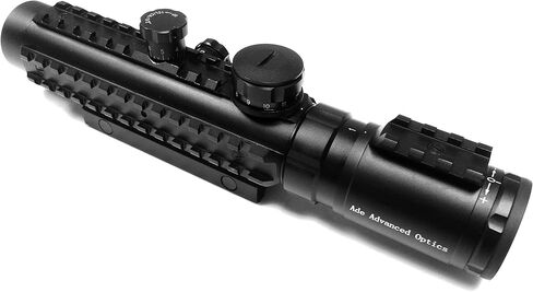 Ade Advanced Optics BE1-3X30IR Premium Illuminated Red Cross Electro Sight Riflescope, 1-3x 30mm in Saudi Arabia