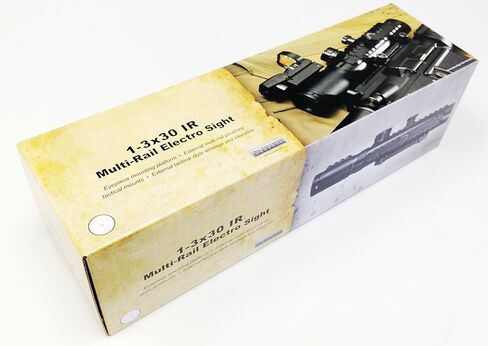 Ade Advanced Optics BE1-3X30IR Premium Illuminated Red Cross Electro Sight Riflescope, 1-3x 30mm in Saudi Arabia
