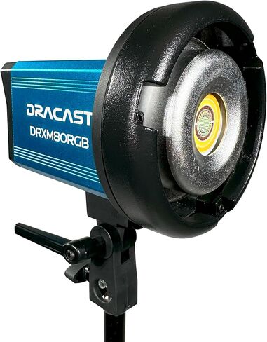 مجموعة مصابيح Dracast X Series M80 RGB و4 مصابيح LED ثنائية اللون مع حقيبة سفر مصبوبة بالحقن in Saudi Arabia