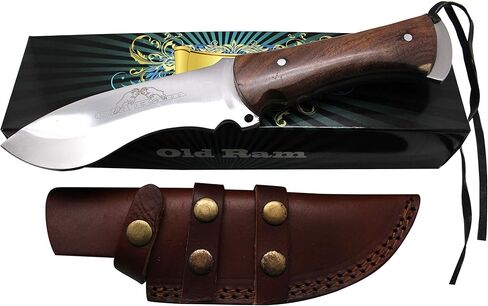 مجموعة سكين صيد متينة ذات نصل ثابت كامل تانغ (529) in Kuwait