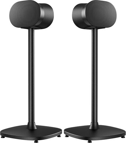 حامل مكبر صوت Perlegear مع إضاءة RGB لـ Sonos Era 300,100 وOne SL، حامل مكبر صوت مع إدارة الكابلات، حامل مكبر صوت محيطي عالمي يحمل ما يصل إلى 22 رطلاً، تطبيق وجهاز تحكم عن بعد، 1P in Saudi Arabia