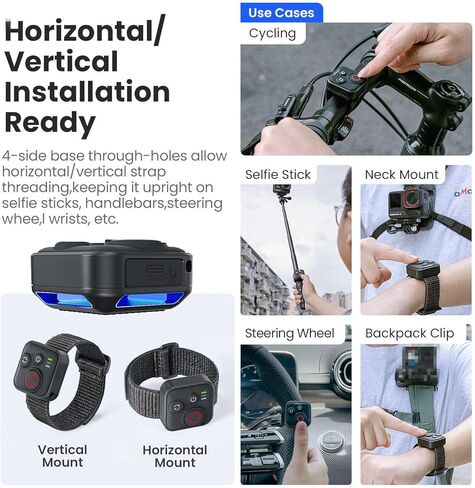 Bluetooth Camera Remote Control for Phone, Wireless Remote Control 50M Range Accessory in Saudi Arabia