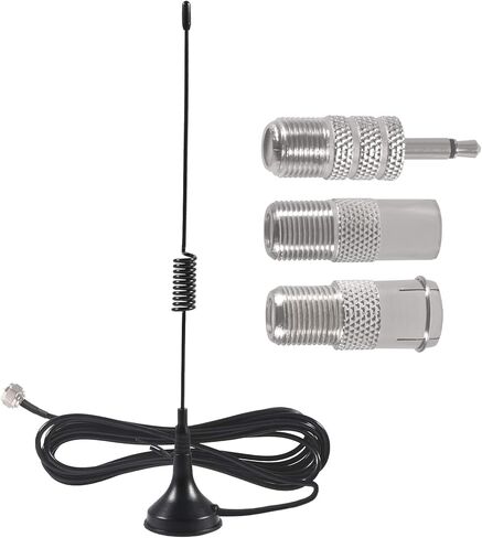 FM Stereo Antenna, Magnetic Base 75 Ohm FM Antenna Kit for Most Brands Stereo Receiver Indoor Table Top Radio Receiver Antenna in Saudi Arabia