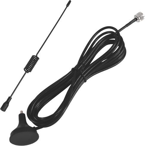 FM Stereo Antenna, Magnetic Base 75 Ohm FM Antenna Kit for Most Brands Stereo Receiver Indoor Table Top Radio Receiver Antenna in Saudi Arabia