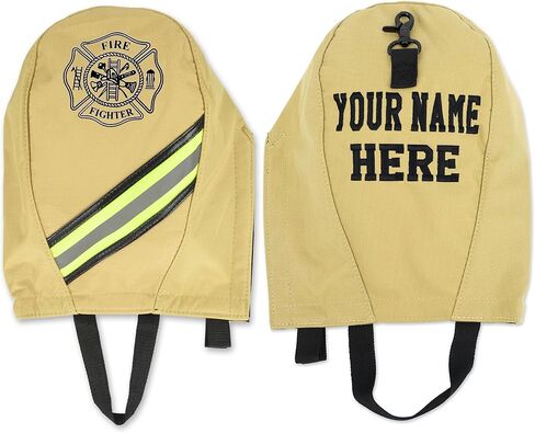 Lightning X Customizable Firefighter SCBA Mask Bag, Fleece Lined w/Embroidered Name - Ripstop Turnout Tan in Saudi Arabia