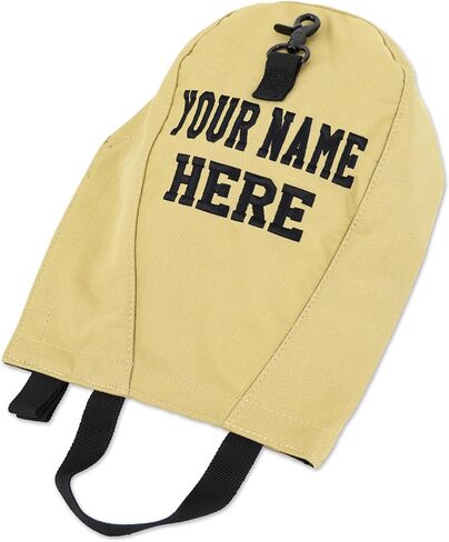 Lightning X Customizable Firefighter SCBA Mask Bag, Fleece Lined w/Embroidered Name - Ripstop Turnout Tan in Saudi Arabia