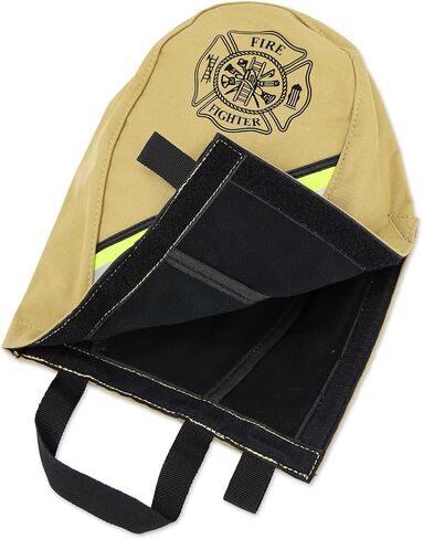 Lightning X Customizable Firefighter SCBA Mask Bag, Fleece Lined w/Embroidered Name - Ripstop Turnout Tan in Saudi Arabia