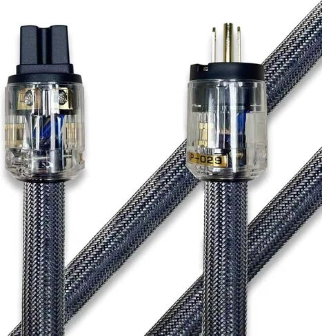 HiFi Power Cable Hi-End Audio Power Cable HiFi Audio Universal AC Power Cord-3.3FT(1m) in Kuwait