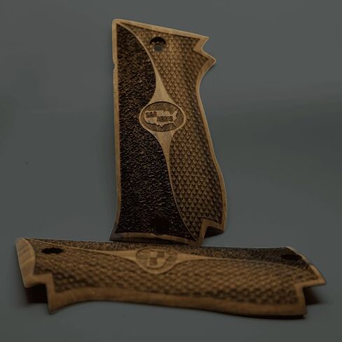 Grip Panels Compatible with SAR Arms K2 .45 Premium Handcrafted Walnut & Exotic Material Options Precision Compatibility in Saudi Arabia