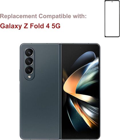 New Front Screen Glass Outer Panel Lens Replacement +OCA Compatible with Galaxy Z Fold 4 5G SM-F936N, SM-F936U with Upgraded Repair Kit- No LCD Screen and Touch Digitizer in Saudi Arabia